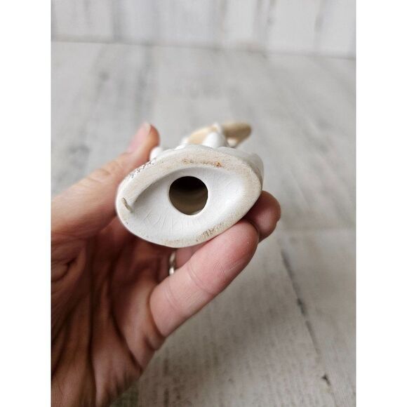 Lefton geisha dancing lady headdress queen statue vintage rhinestone figurine Ja - Picture 8 of 8